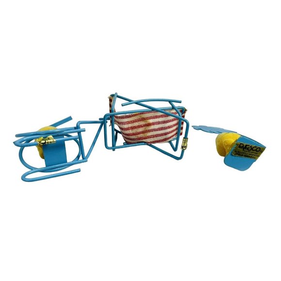 Lot of 3 Vintage Enesco Miniature Summer Chicks - Flocked Baby Duck Set - Picture 10 of 14